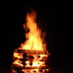 Über glühende Kohlen - Feuerlauf